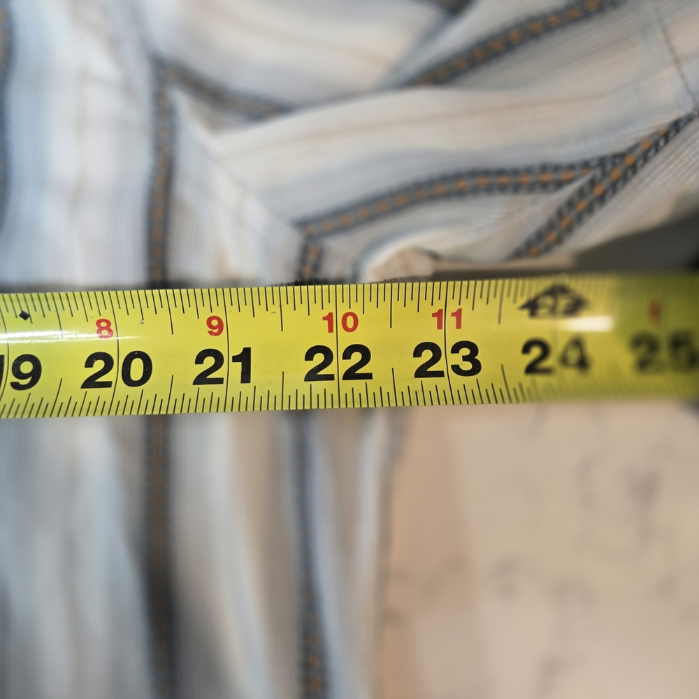 Kuhl Blue and Gray Striped Button-Down Shortsleeve Size Lg‎ Outdoor - Picture 4 of 11